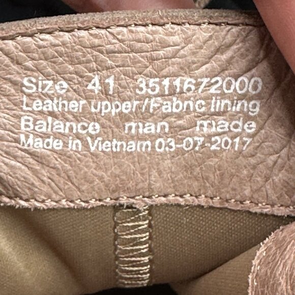 Womens 10.5-11 (EU 41) Dansko Marcia Ankle Booties Brown Leather Heeled Wedge - Picture 8 of 8